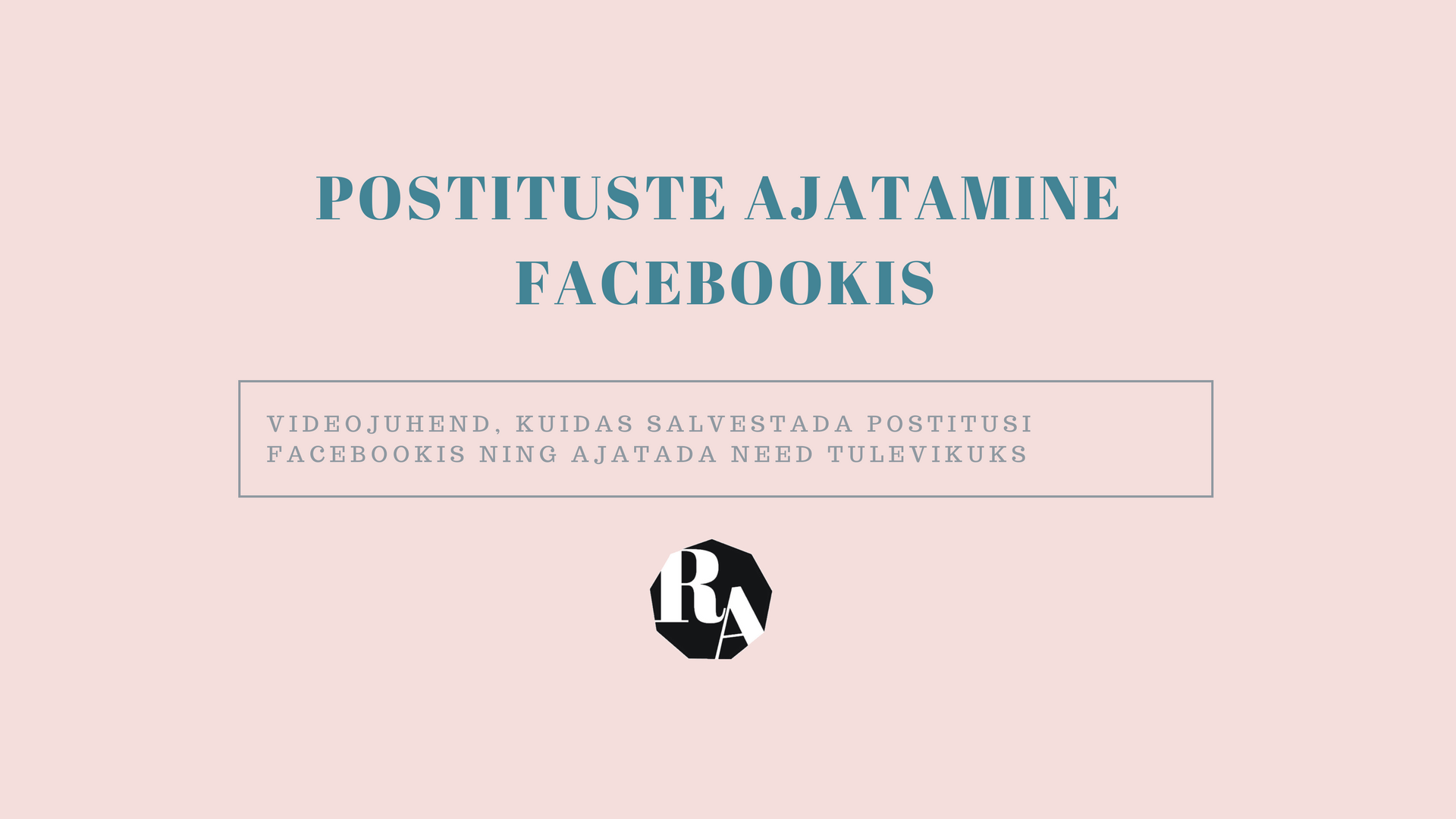 Riin.eu Postituste ajatamine facebookis