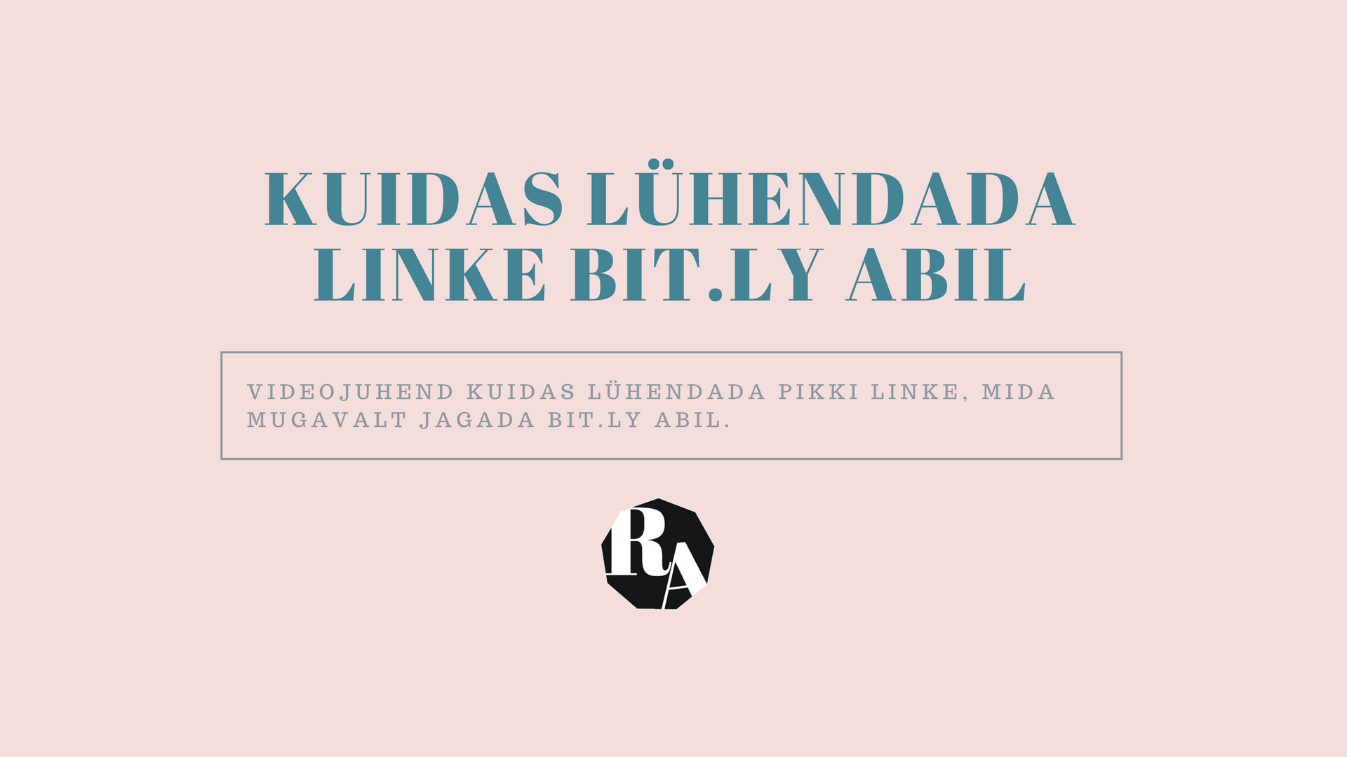 Riin.eu - Kuidas lühendada linke Bit.ly abil