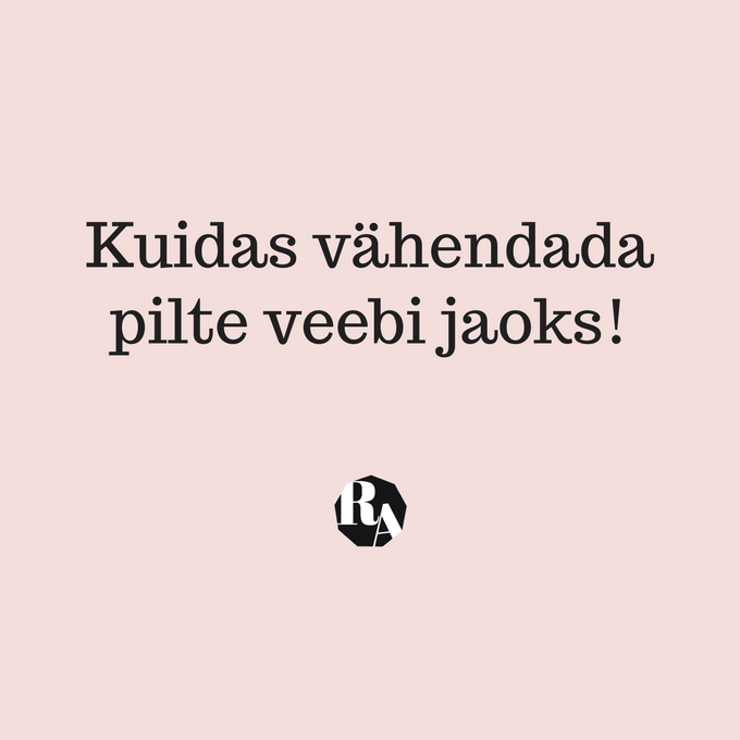 How to reduce images for the web